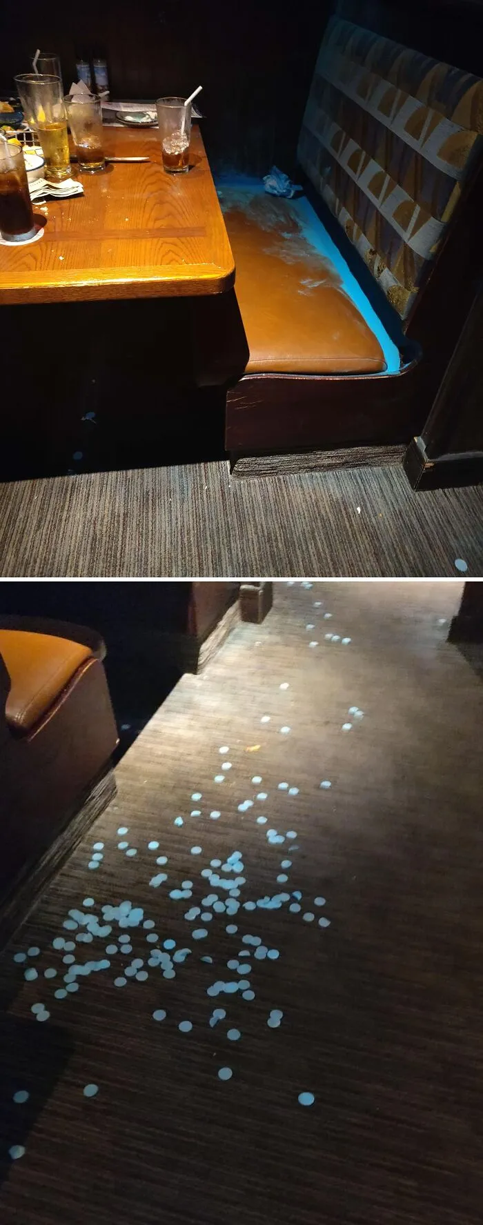 Someone Decided To Have A Gender Reveal At The Table