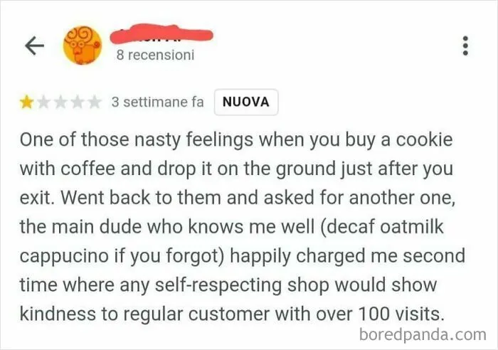 Customer Just Left This Review Of The Place Where My GF Works. The "Main Dude" Says He's Never Seen Him Before LOL
