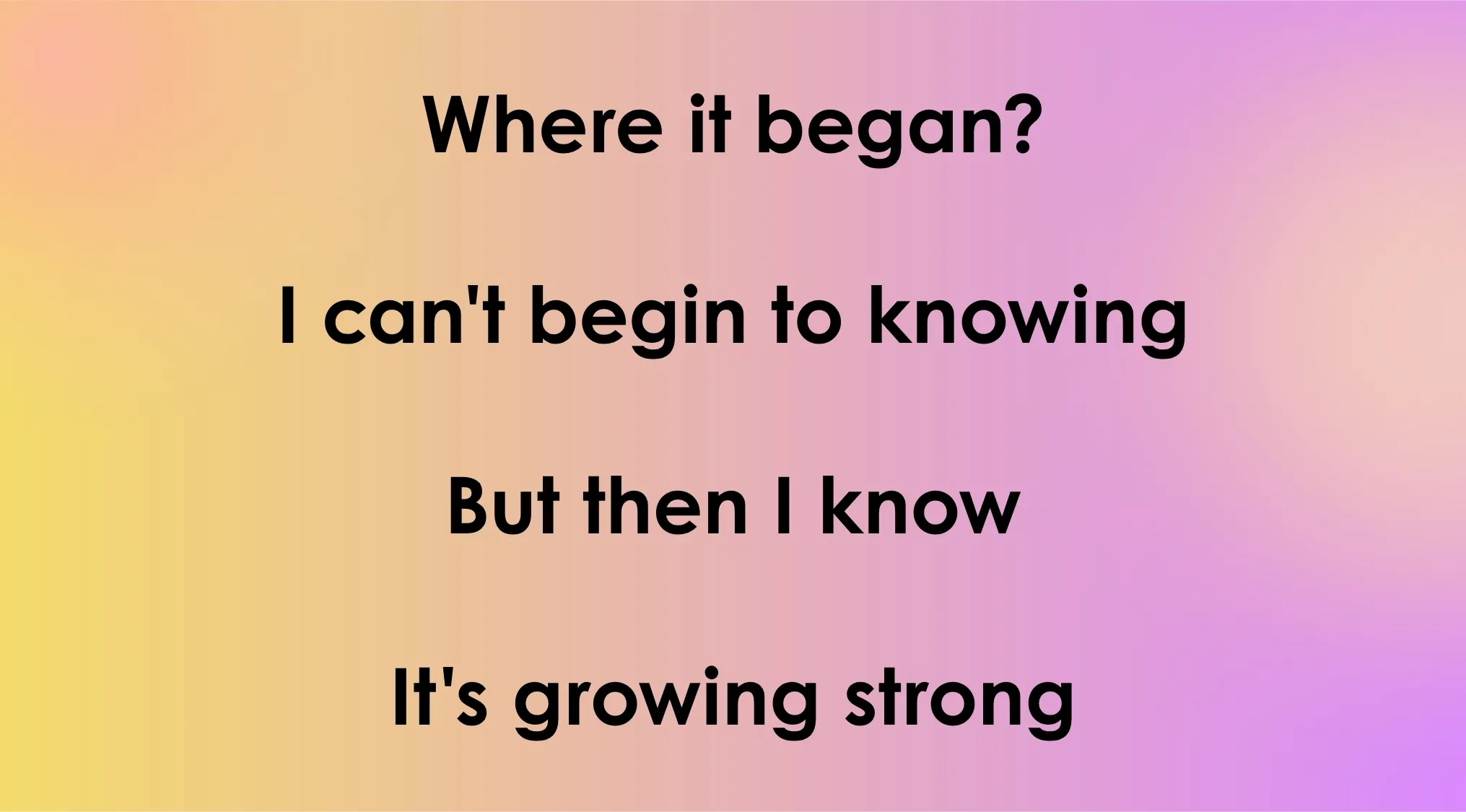 Quiz part 3 about 70s and 80s opening lyrics. Guess the song from these words.