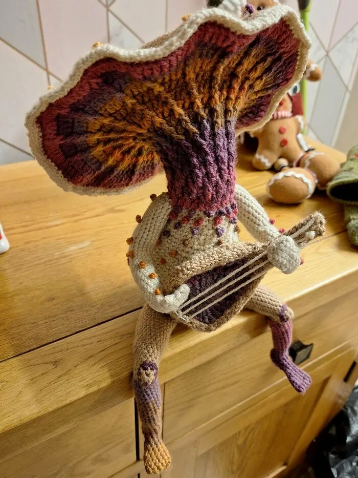 Finished Fiber Figments Pattern