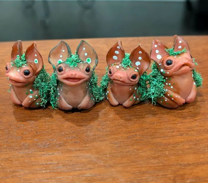 I Made Some Goblins For My Families Christmas Stockings This Year