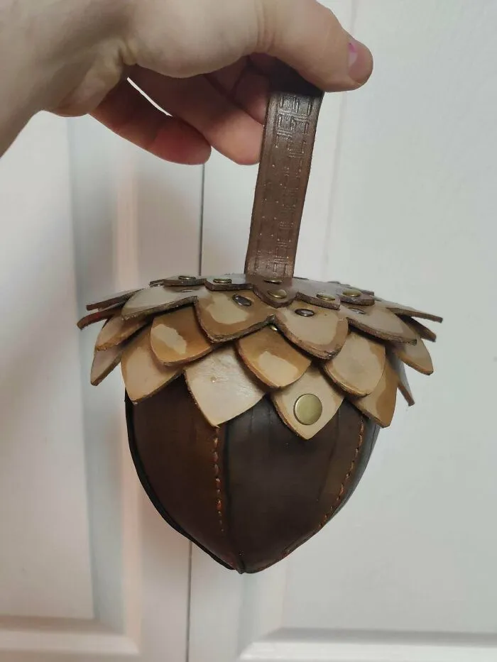 My Boyfriend Made Me An Acorn Bag