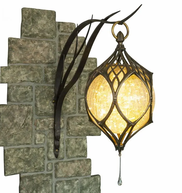 Someone Said You Guys Might Like My Elvish Lantern, Hope It Kinda Fits The Sub. (It's My Graduation Project For My Apprenticeship In Creative Metalwork)