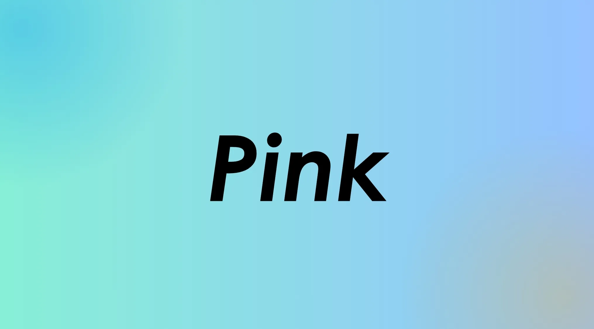 Pink, a '60s to 2000s band name, against a vibrant background.