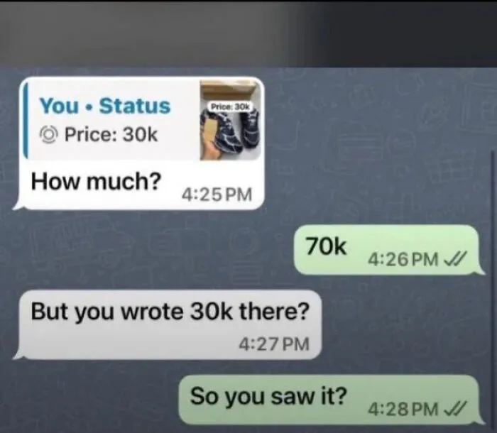Every Single Time You Try To Sell Something