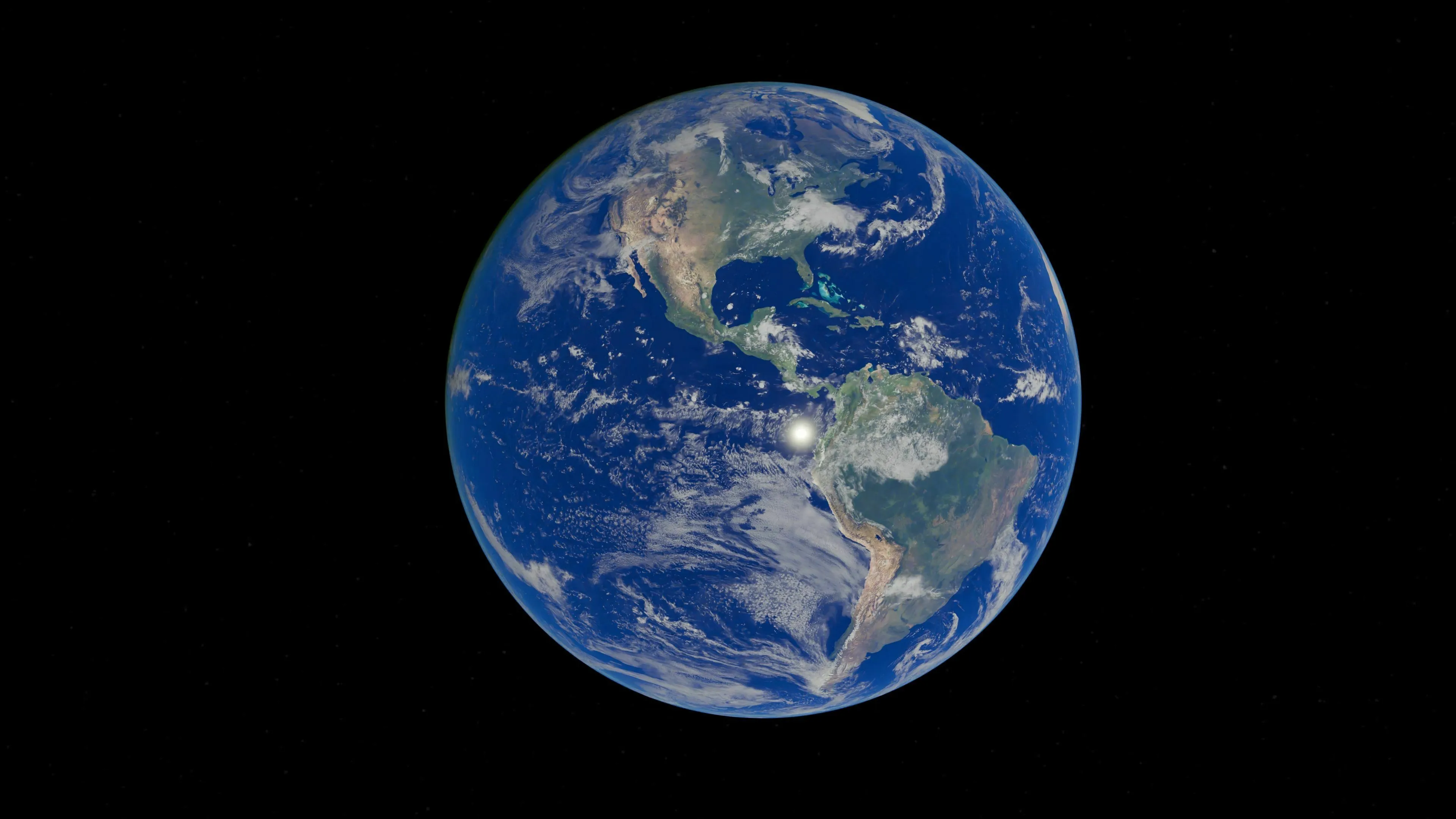Planet Earth, showing the largest continent by land area, for a geography quiz question.