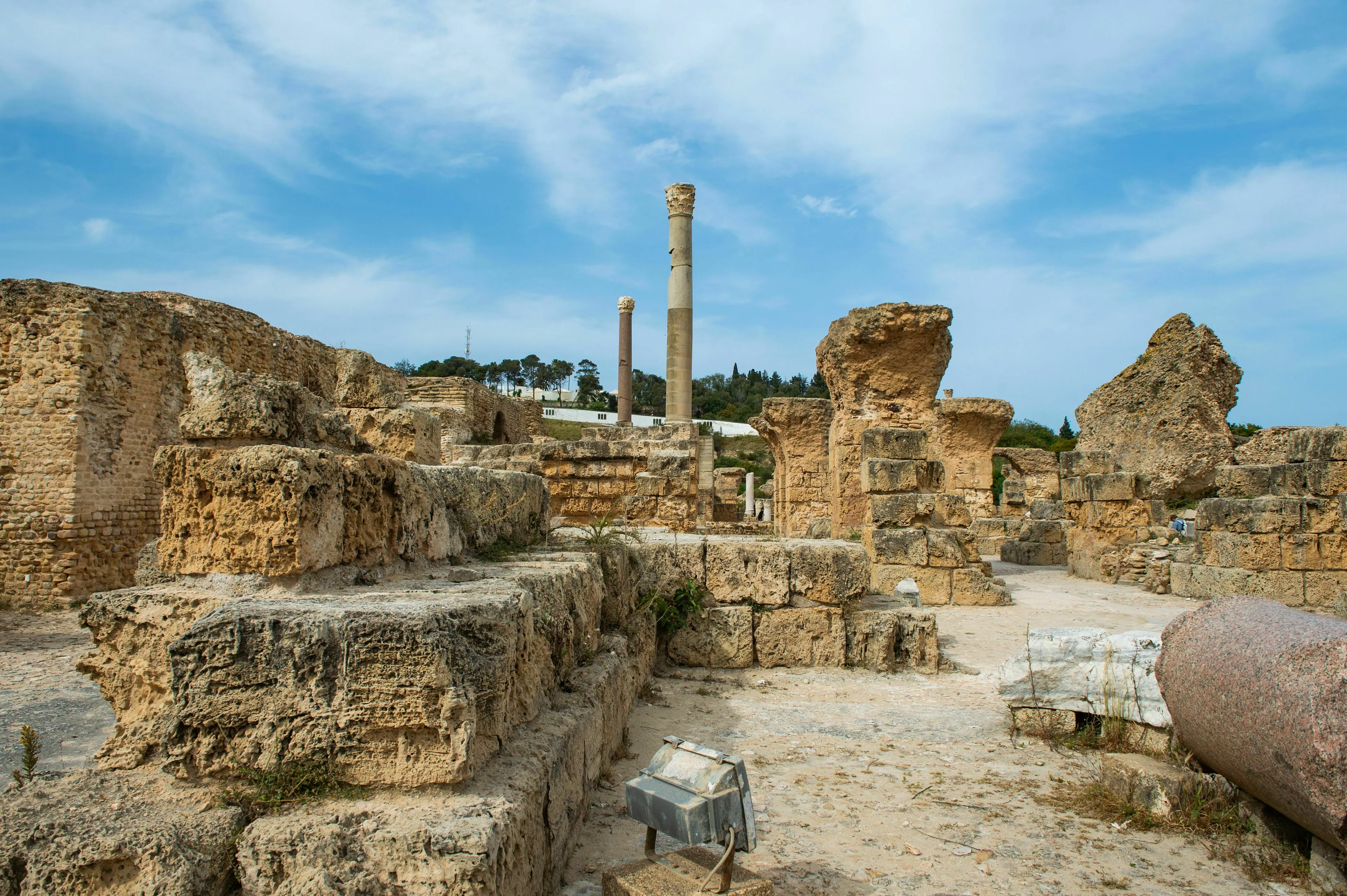 Ruins of the ancient city of Carthage, a historical site for a Would You Win Who Wants To Be A Millionaire quiz.