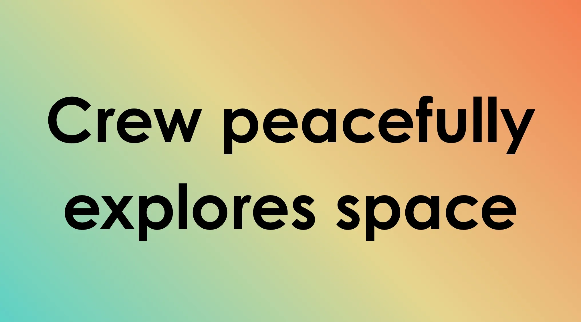 Alt text: Guess the TV Shows In Four Words description: Crew peacefully explores space.