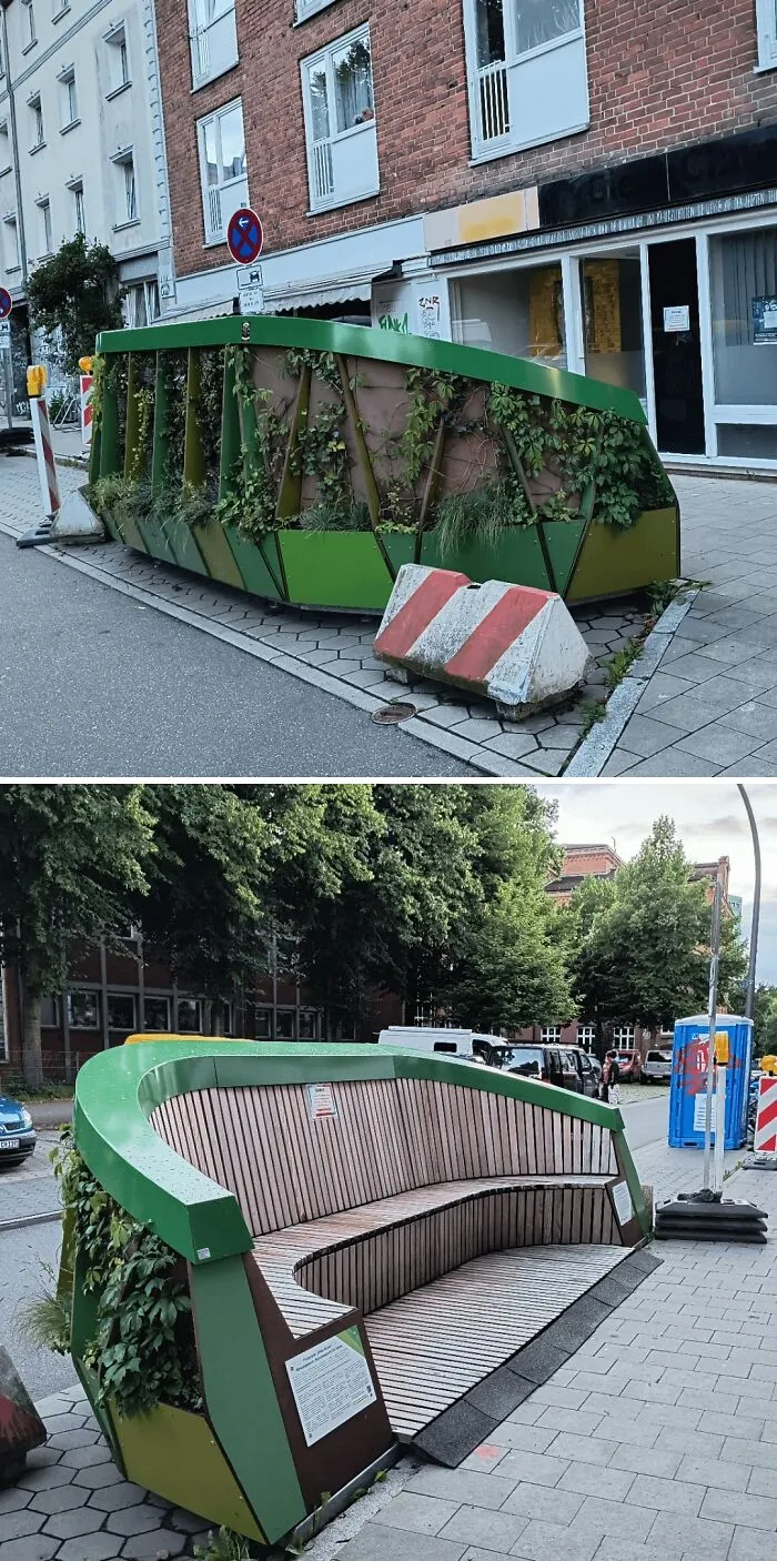 Rincón urbano en Hamburgo