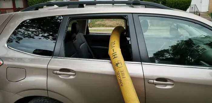 Halifax, Nova Scotia This Afternoon. Never Park In Front Of A Fire Hydrant