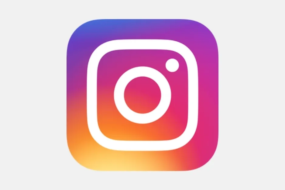 The Instagram social media platform logo, a white camera icon on a colorful gradient background.