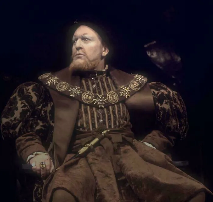A historical figure, King Henry VIII, in elaborate costume. This image changes your sense of history.