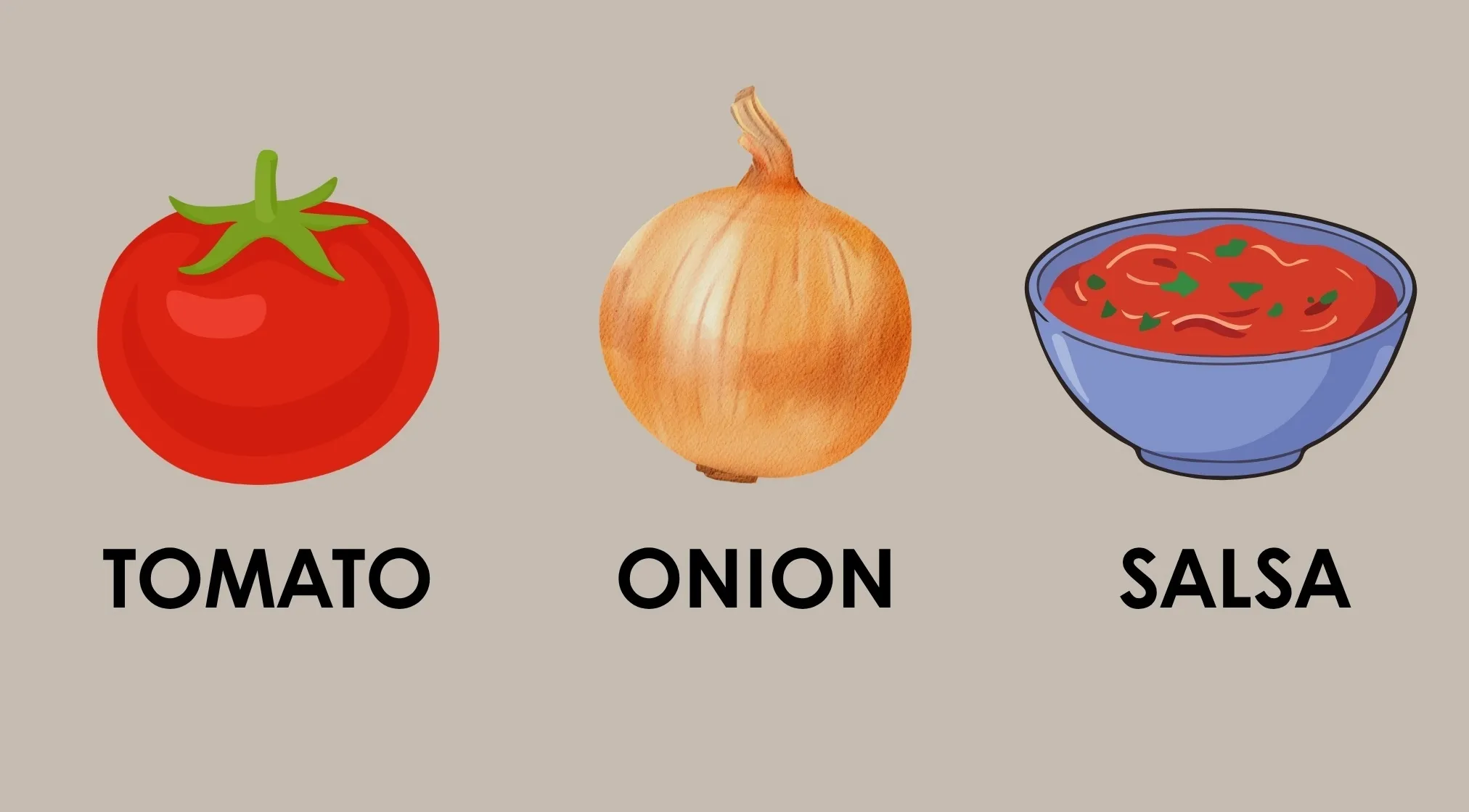 A tomato, an onion, and a bowl of salsa. Test your 30% club question knowledge with this quiz.