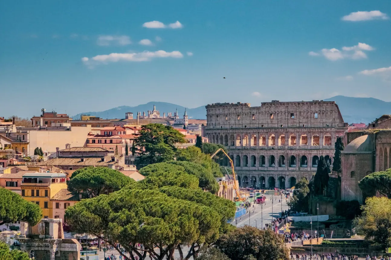 Rome's historic Colosseum, a capital of four empires.