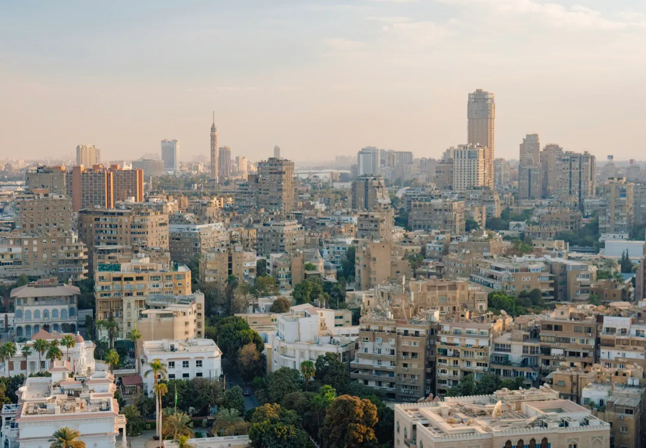 A sprawling cityscape of Cairo, a capital of four empires.