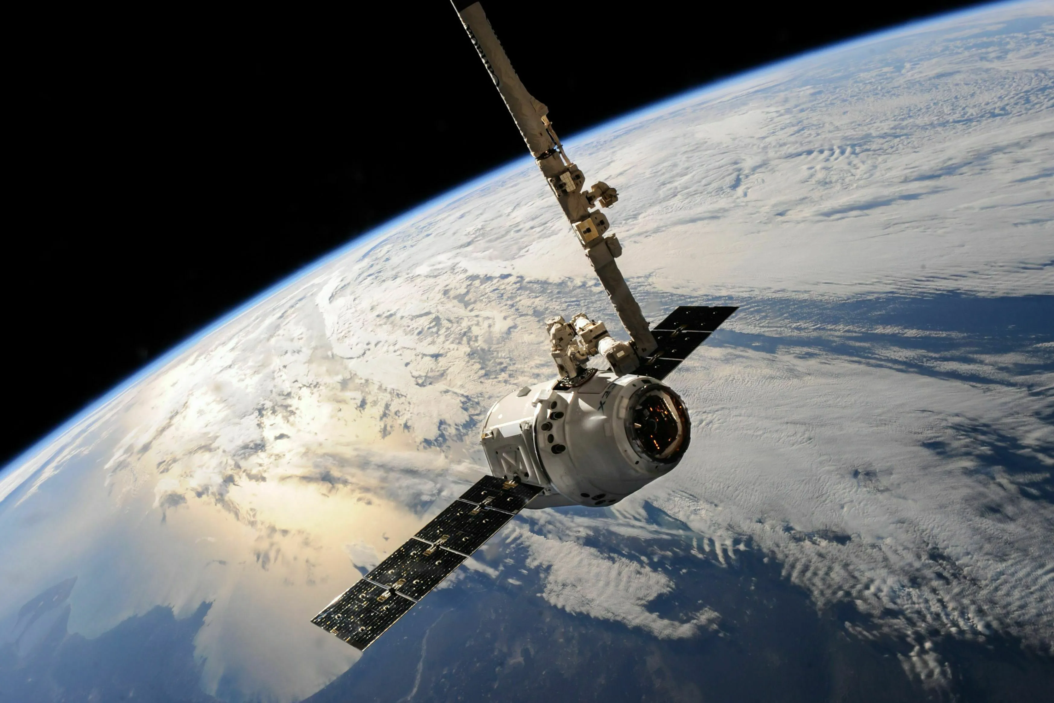 A satellite orbiting Earth, showcasing the natural satellite for a general knowledge quiz.