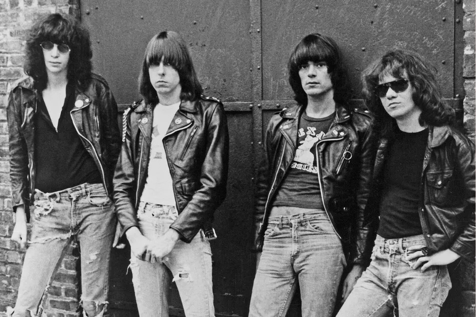 The Ramones band members Joey, Johnny, Dee Dee, and Tommy pose in an A-To-Z Music Quiz.