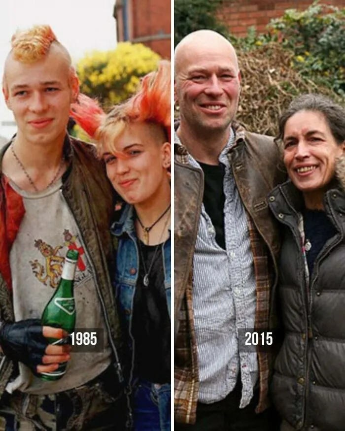 A Photographer Tracked Down People He Photographed 40 Years Ago To Recreate The Same Pictures. (Photo By Chris Porsz)