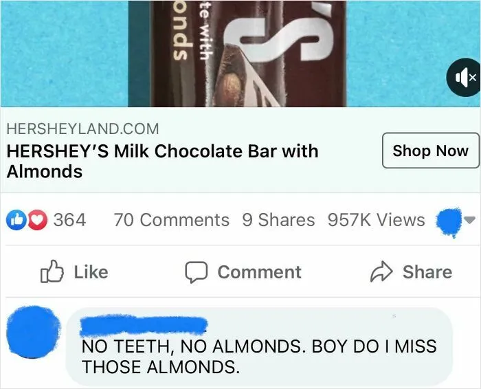 Boy Do I Miss Those Almonds
