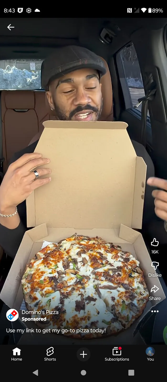 I Refuse To Eat Anywhere That Advertises With An "Influencer" Eating In Their Car