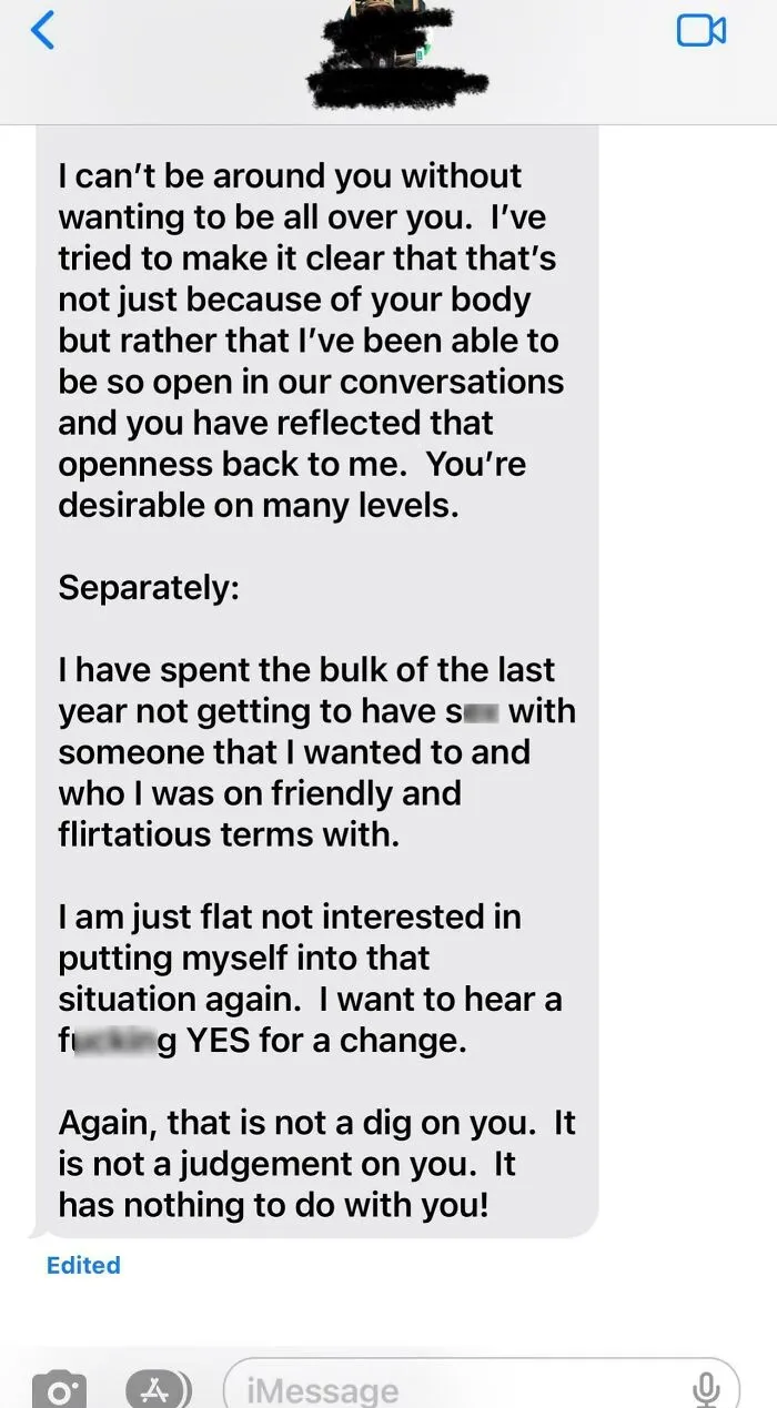 A Grown 47yo Man Telling Me How He Can’t Date Me Unless I Have S*x W Him ASAP After I Refused Piv