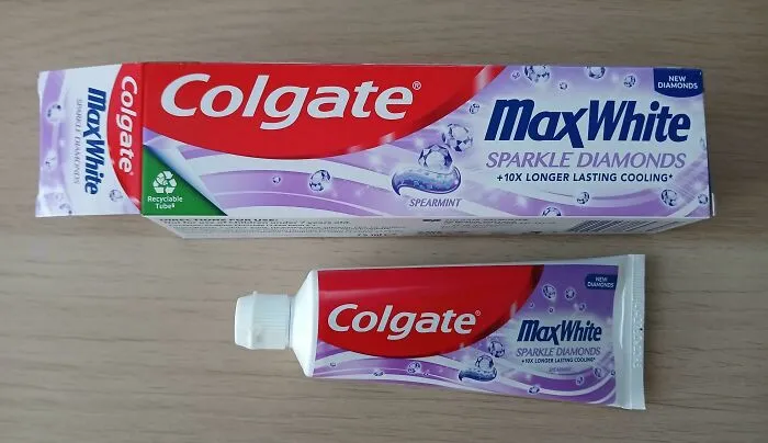 A New Low From Colgate. This Tube Came In This Box! I Feel Done Over
