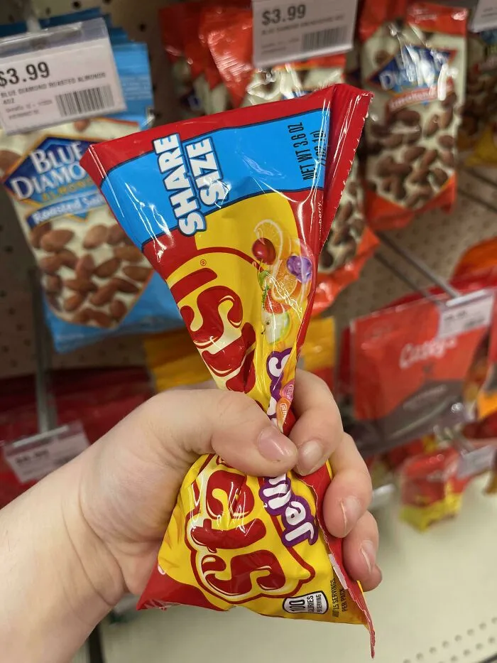 I’ve Been Pissed About This For Weeks. 75% Air. My Hands Are Small And I Could Hold All Of It In My Palm What Do You Mean “Share Size”
