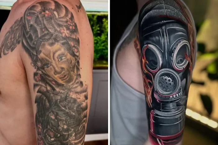 25 Before-And-After Tattoo Transformations By An Artist Who Specializes In Cover-Ups And Scar Work