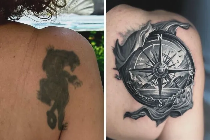 25 Before-And-After Tattoo Transformations By An Artist Who Specializes In Cover-Ups And Scar Work