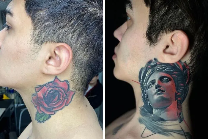 25 Before-And-After Tattoo Transformations By An Artist Who Specializes In Cover-Ups And Scar Work