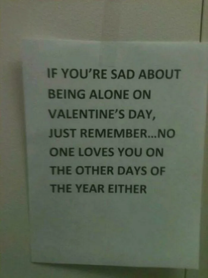 This Time , I Don’t Have A Valentine