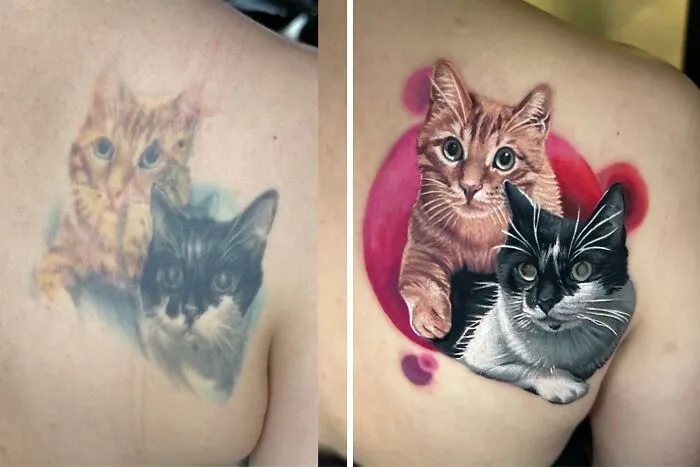 25 Before-And-After Tattoo Transformations By An Artist Who Specializes In Cover-Ups And Scar Work
