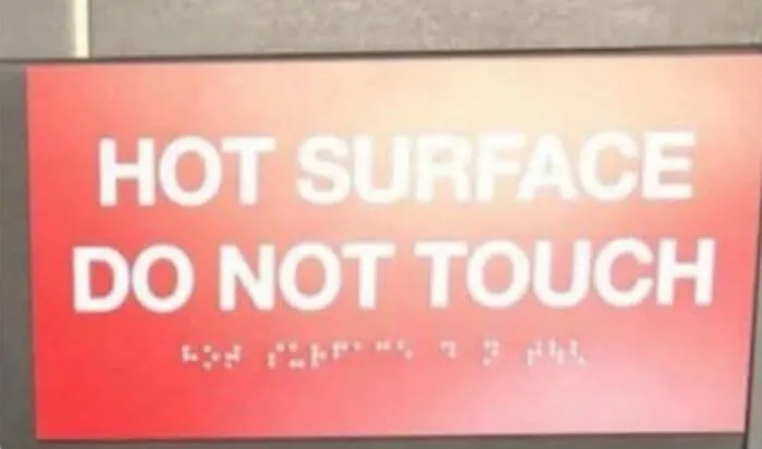 "Do Not Touch" Must Be One Of The Scariest Things To Read In Braille