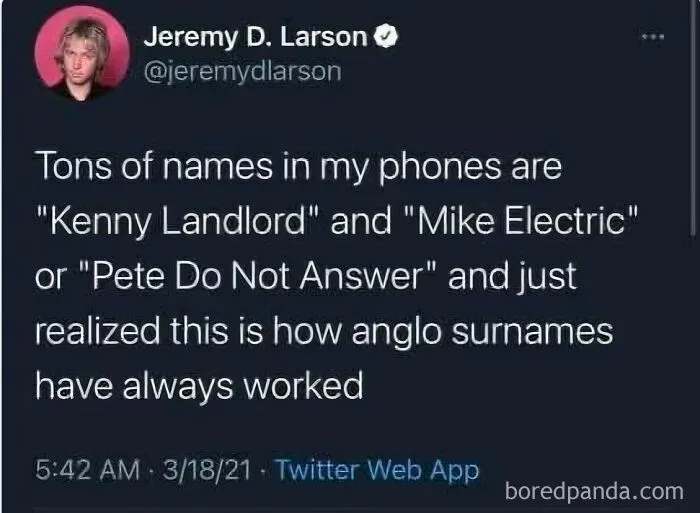 21st Century Surnames