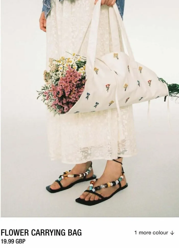 The £19.99 Flower Holder Range Raises Some Vital Questions: Would Anyone Actually Hand Over £19.99 For This? And Does Anyone Actually Buy Flowers Often Enough To Necessitate A Dedicated Bag?!