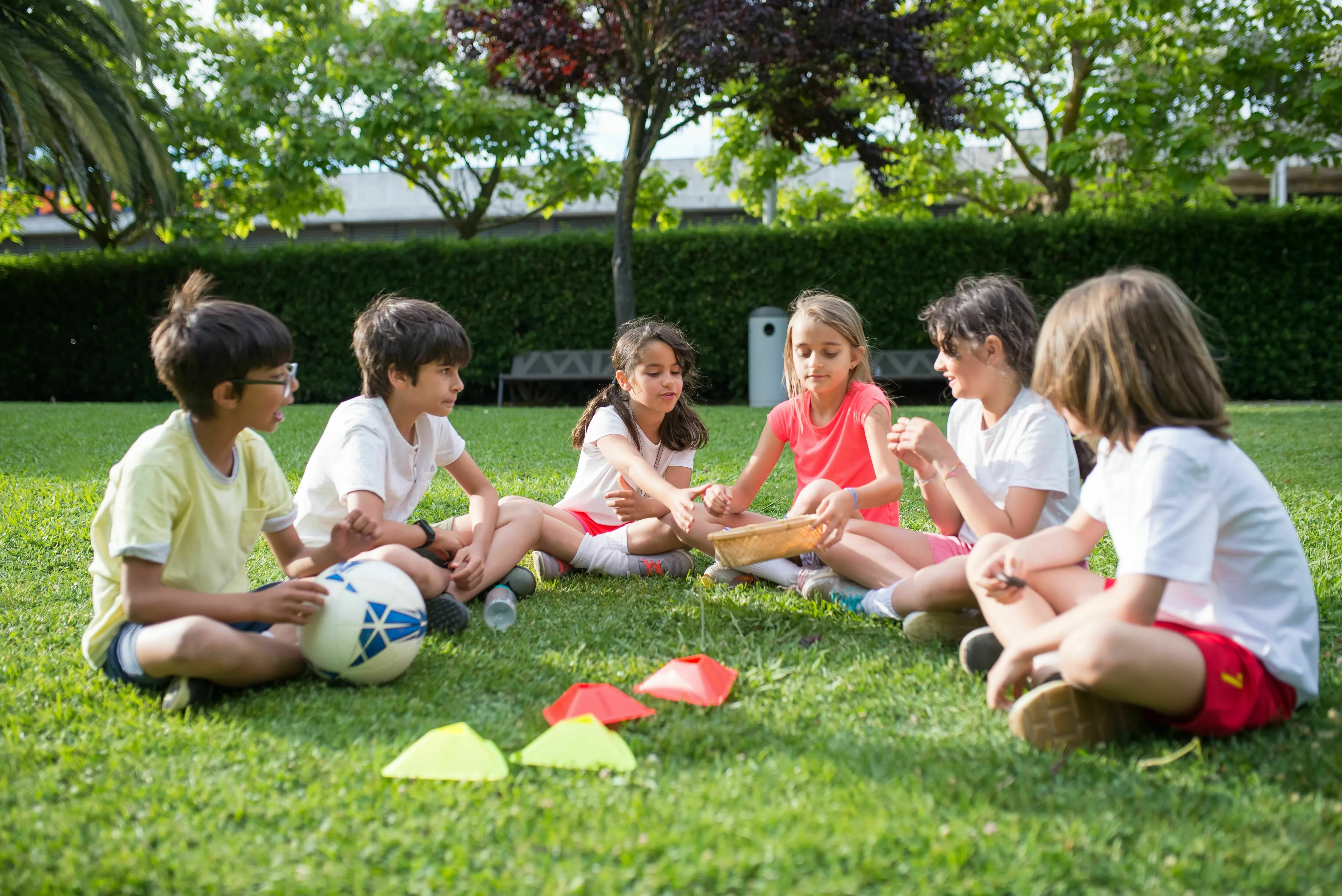 What triggers your envy? A group of childhood friends playing outside, reminding you of past friendships.