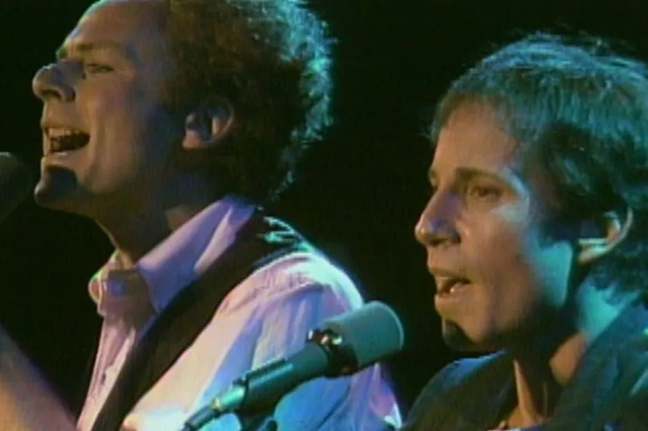 Simon & Garfunkel's The Sound of Silence: Paul Simon and Art Garfunkel singing, a song that feels like life.