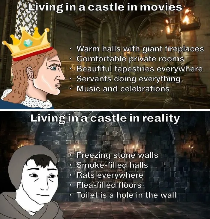 Medieval Castles Were Built To Stop Armies, Not Keep People Comfortable