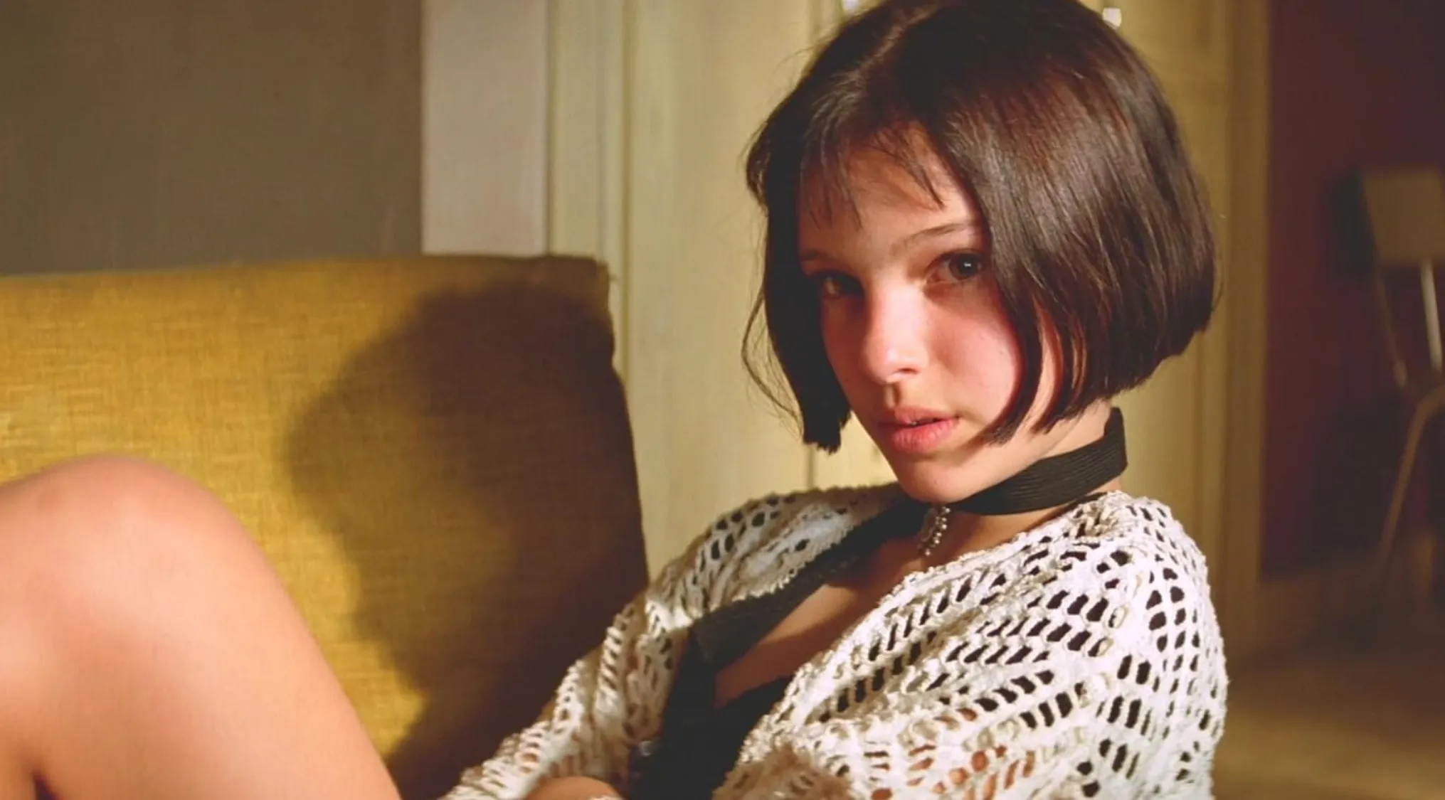 Young Natalie Portman in a film role. Famous people before the fame, rising star.