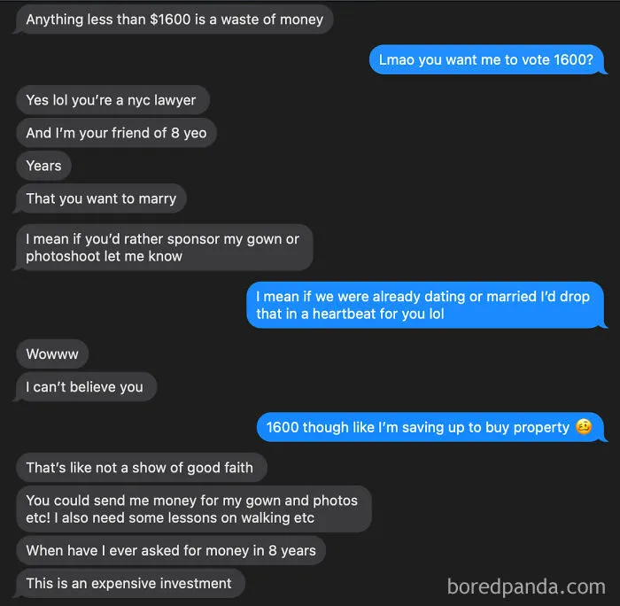 "Friend" Asks Me To Vote For Her In A Beauty Pageant, Where I Pay $1 For 1 Vote. Proceeds To Ask For 1600 Votes