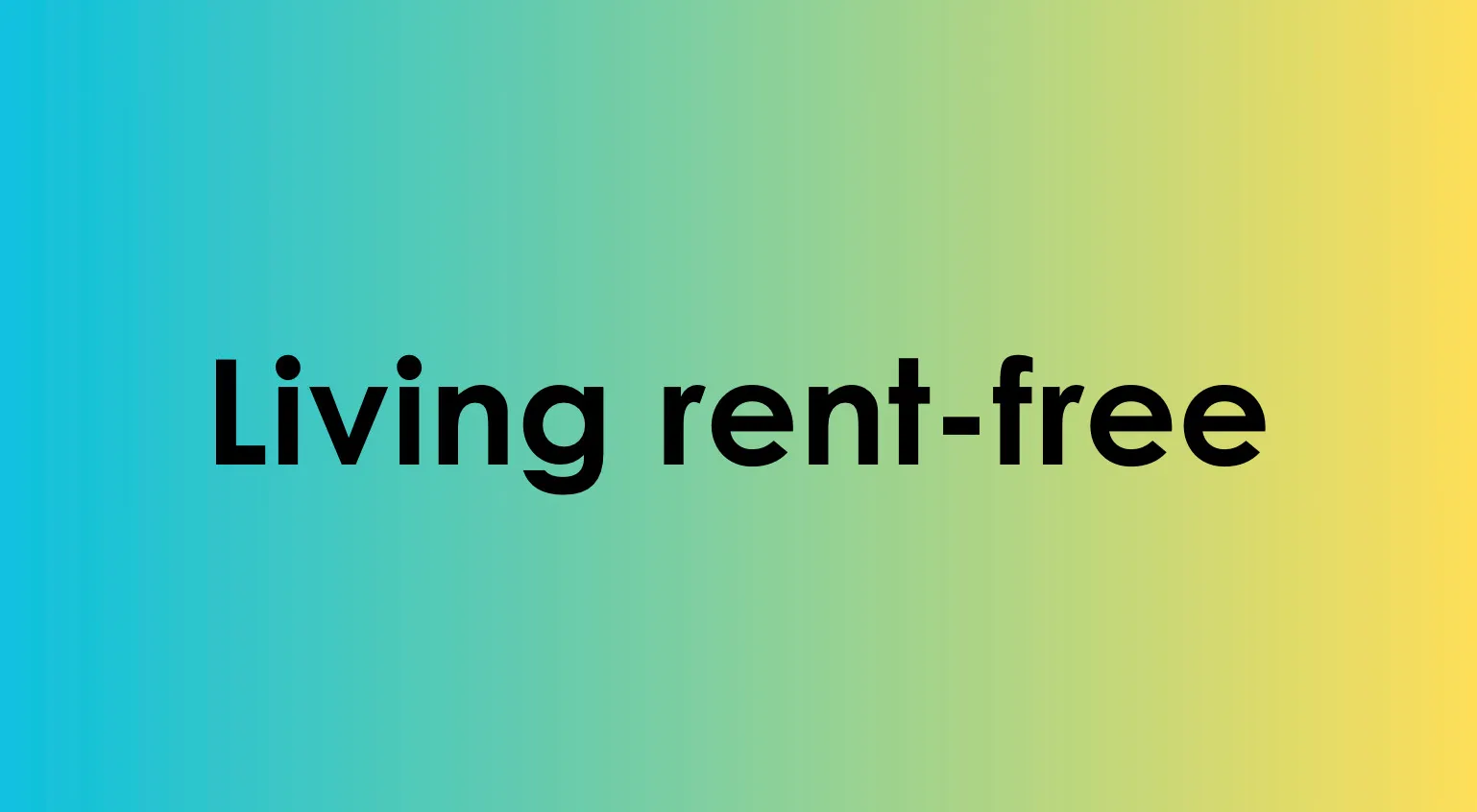 TikTok and Gen Z slang quiz question: What does living rent-free mean?