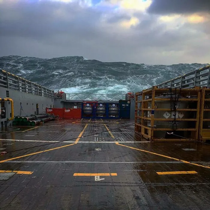 Olas extremas en el mar del norte