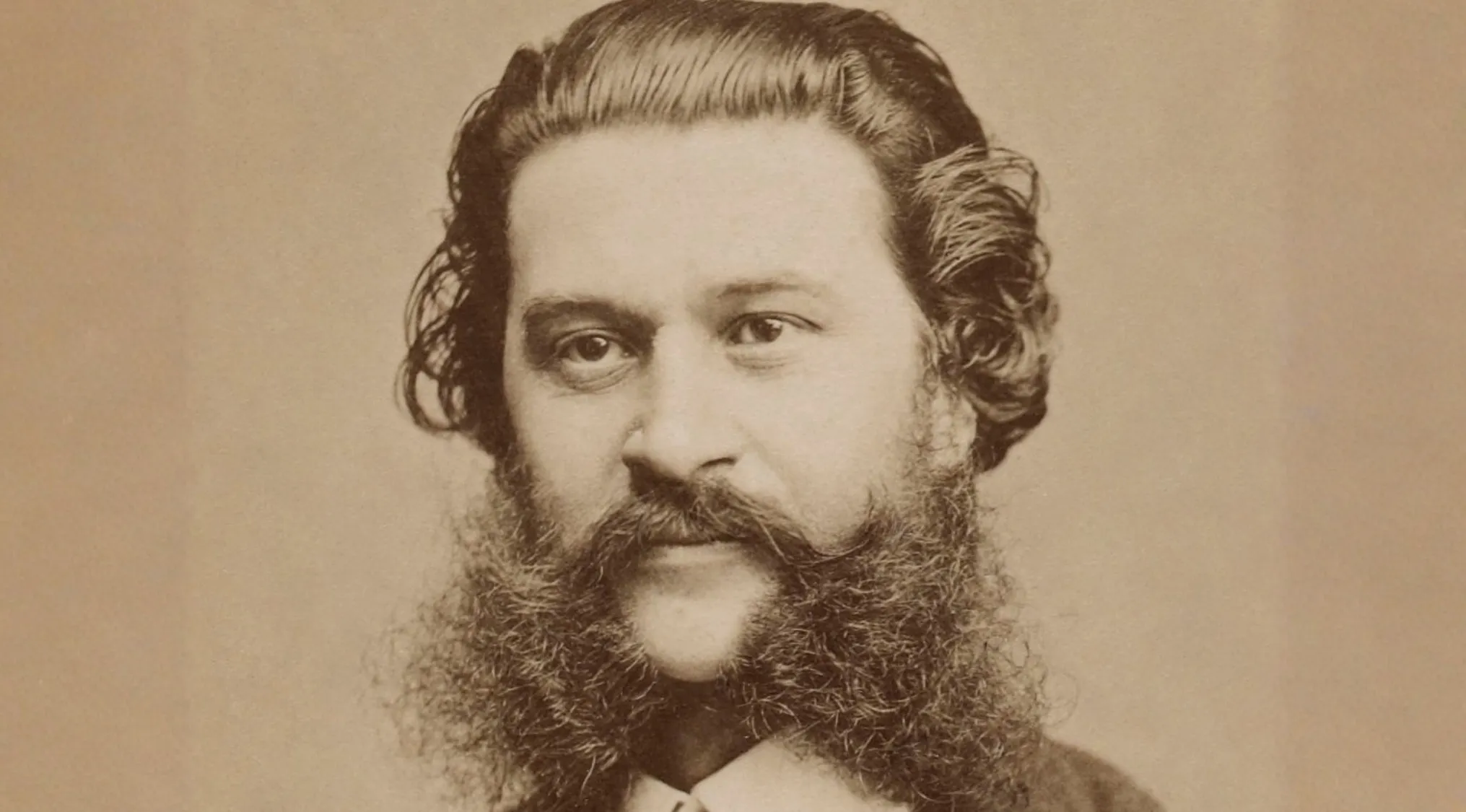 A vintage portrait of Johann Strauss II, also known as The Waltz King, for a classical music quiz.
