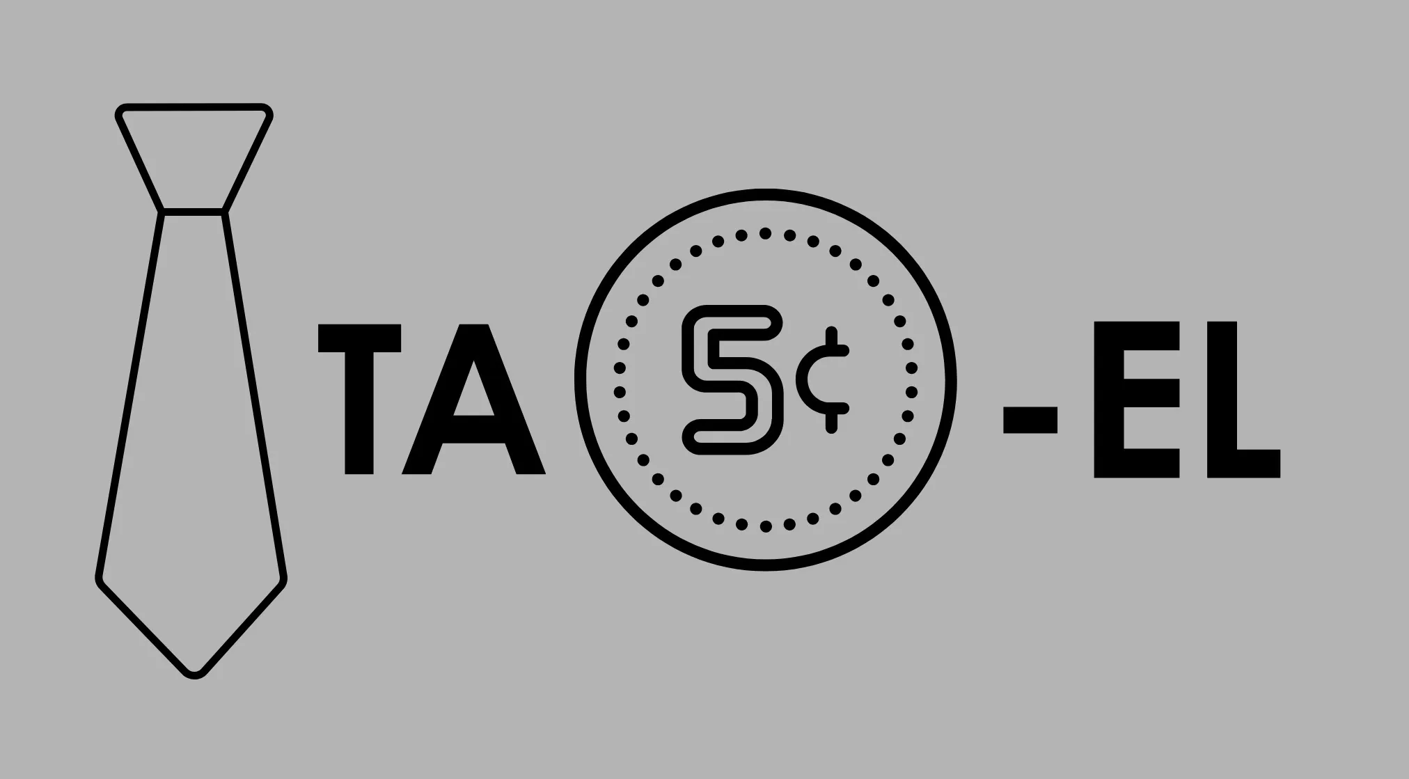 Rebus puzzle quiz showing a tie, the letters TA, a 5-cent coin, and -EL. What movie title is hidden?