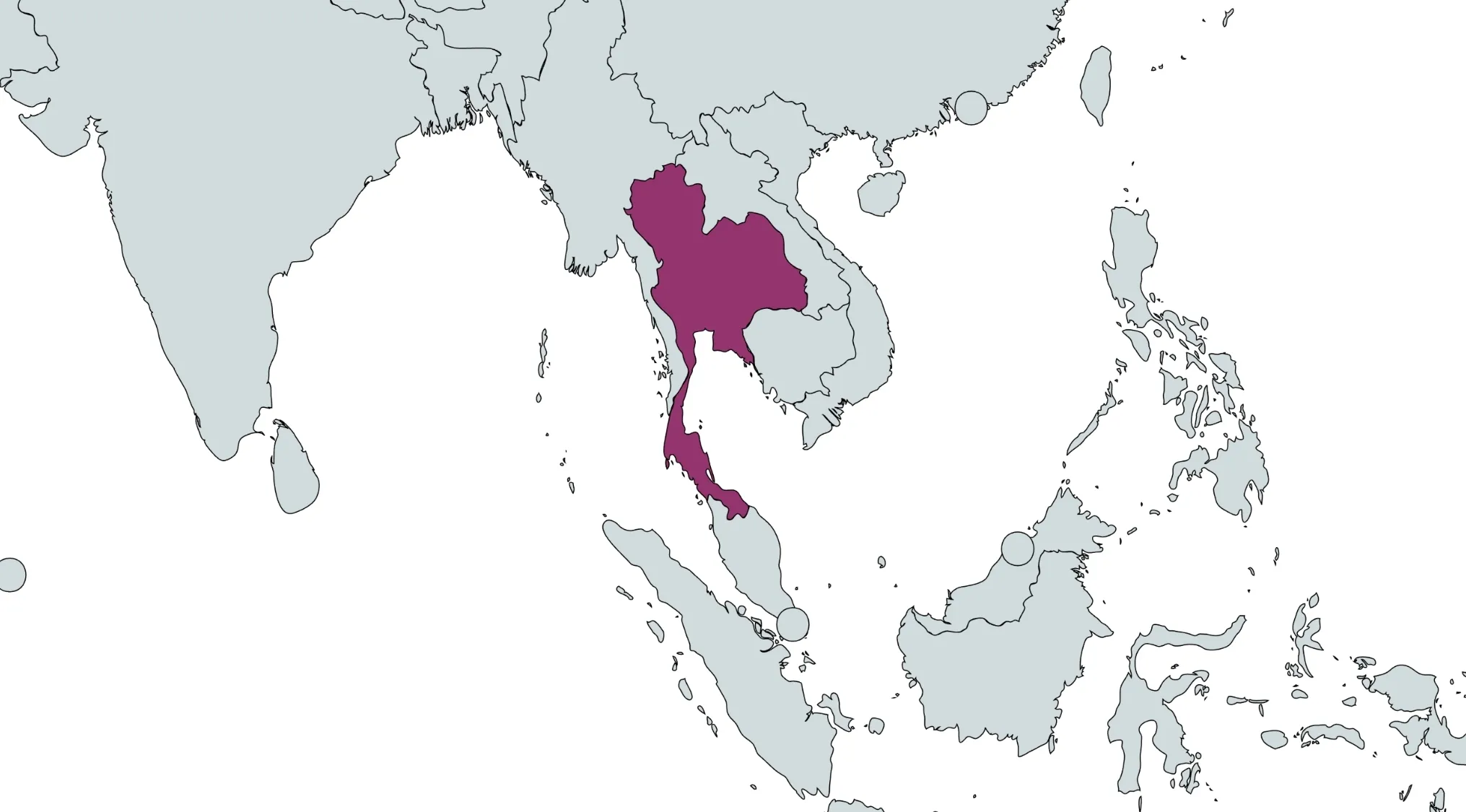 A Geography Maps World Countries Quiz highlighting a country to determine its capital city.