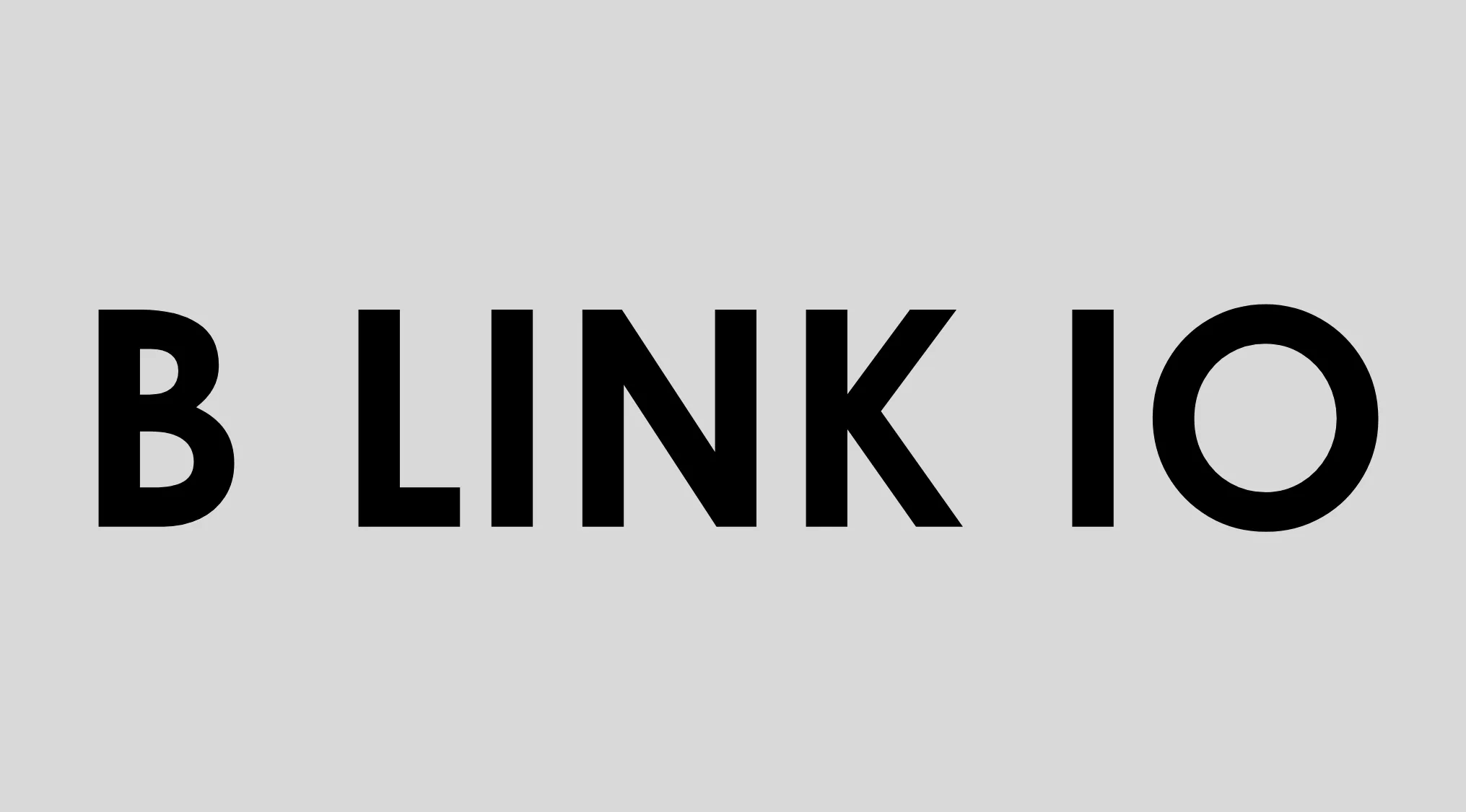 Black bold text BLINKIO on a light gray background, ready for a rebus puzzle quiz.