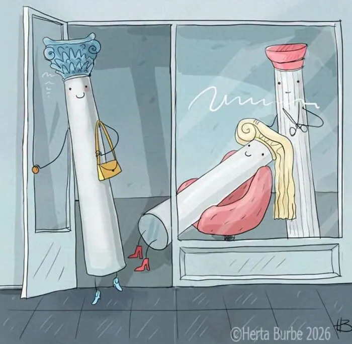 50 Funny And Relatable Comics By Herta Burbė That Might Brighten Up Your Day (New Pics)
