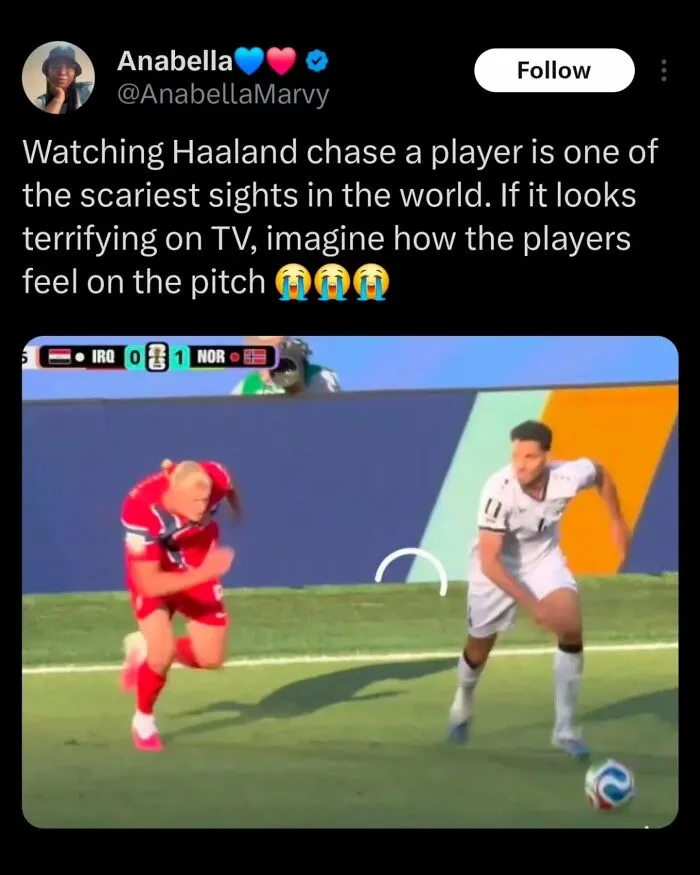 This Haaland Clip Has Taken Over The Internet, And It's Easy To See Why