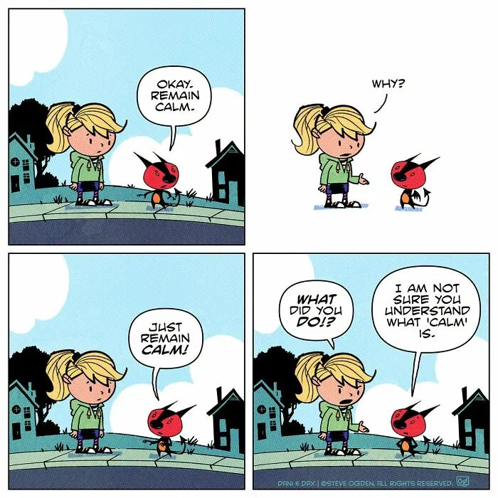 20 Cute And Funny Comics About A Tiny Dragon With A Big Personality By Steve Ogden