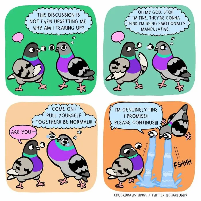 This Artist Turns Anxiety And Everyday Struggles Into Heartfelt Pigeon Comics (50 New Pics)